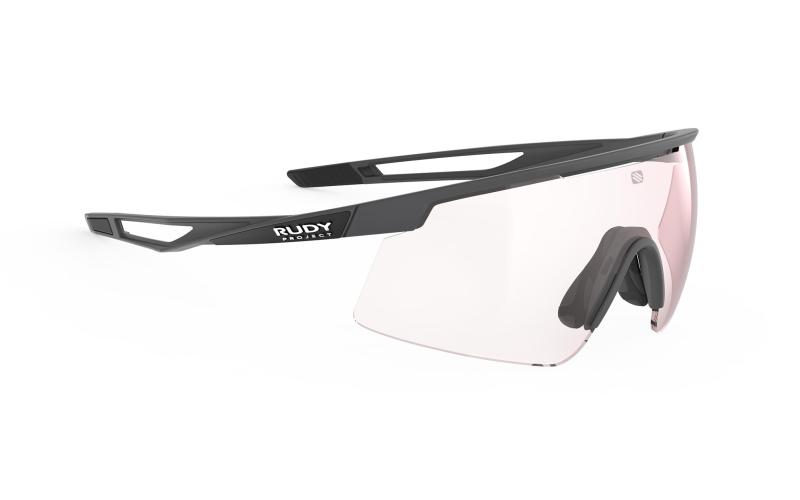 [RUDYPROJECT] サングラス TURBOLENCE ターボレンス WITHOUT ACCESSORIES チャコールマット インパクトX2 調光レーザーレッド SP898938-N000 レンズ幅：135mm