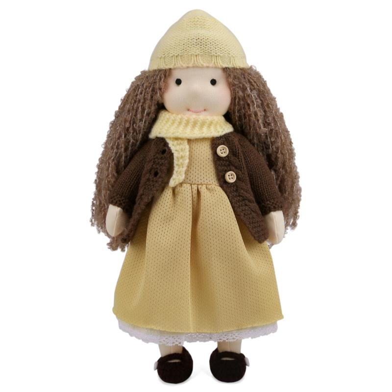 BlissfulPixie Waldorf Doll 手作りあやつり人形 うしろ帯の差し上げ物 可愛らしい ぬいぐるみ 赤ちゃんたちに至適なあやつり人形-FBA-CC8