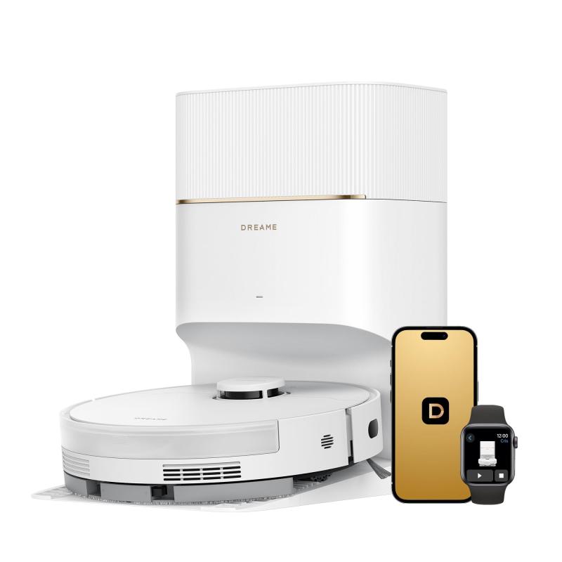 dreame(ドリーミー) D20 Pro Plus ロボット掃除機 13,000Pa吸引力 吸引&水拭き 2-in-1 HyperStream・・絡まり防止デュオブラシ 5L大容量ダストバッグ(150日間ゴミ捨て不要)SideReach・・で壁際・隙間まで