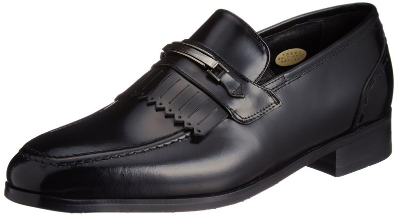 [クリスチャンカラノ] 日本製本革ビジネスローファー 1900 BLACK(黒いこと/24 1/2)
