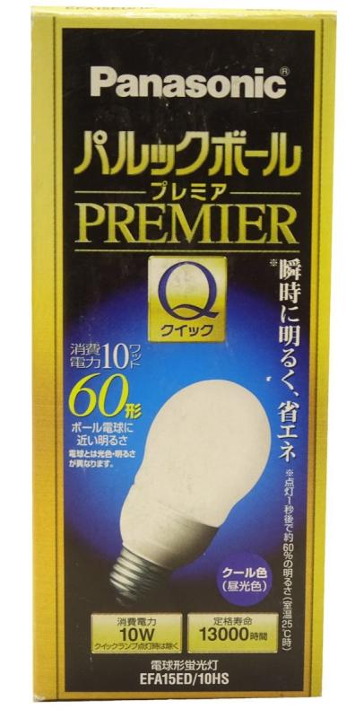 楽天市場】パナソニック 60形 電球形蛍光灯 パルックボール プレミア