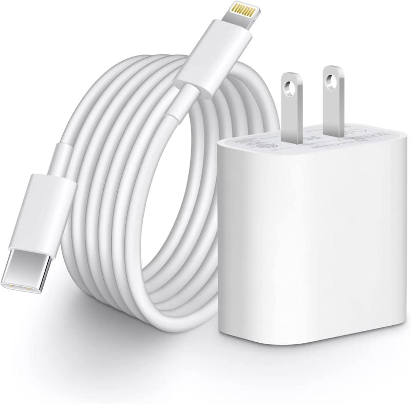 iPhone 充電器 20W PD 急速充電 [MFi/PSE認証済み] USB C - iPhone 充電ケーブル 2m付き Type C スマホ 電源アダプター タイプC iPad/AirPods その他USB-C機器対応画像