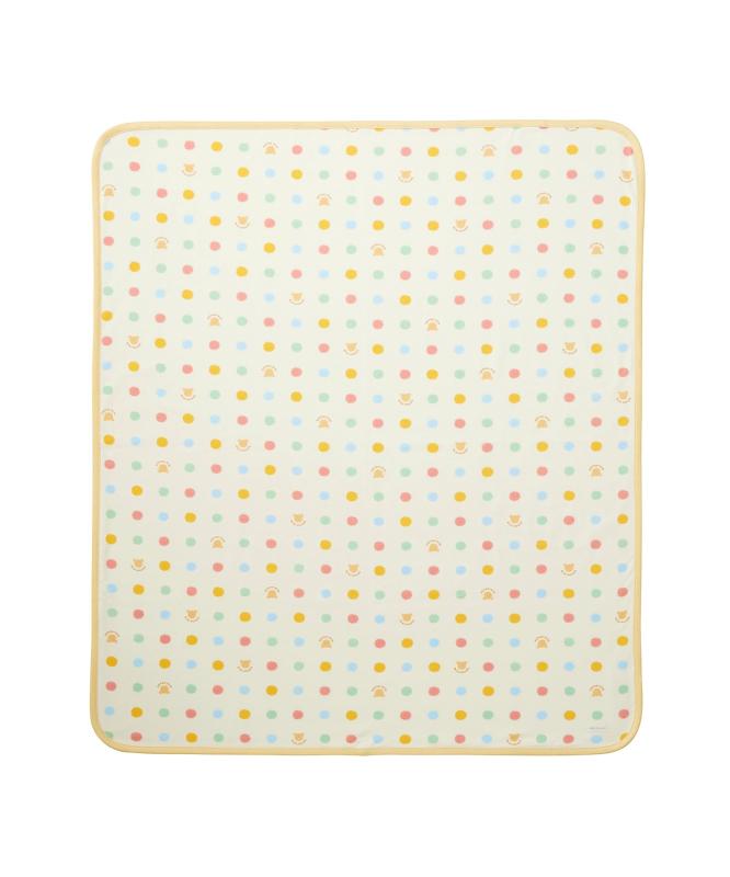 [ミキハウス] 毛布 70×80糎 くま 総柄 お睡眠時間 ひざかけ 日本製 御坊っちゃん うしろ帯 もの言う花 キッズ 赤んぼう ベビー服 赤ちゃん服 46-8396-680