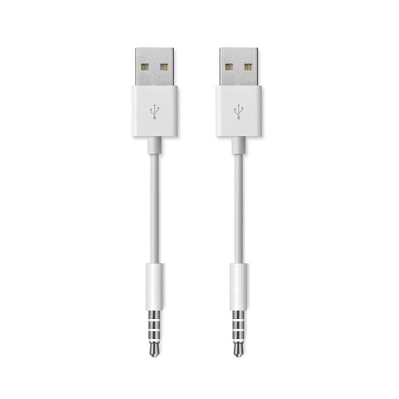 iPod Shuffle 充電ケーブル USB 転送 機能付 第 3 4 5 6 7 世代用 2本セット画像