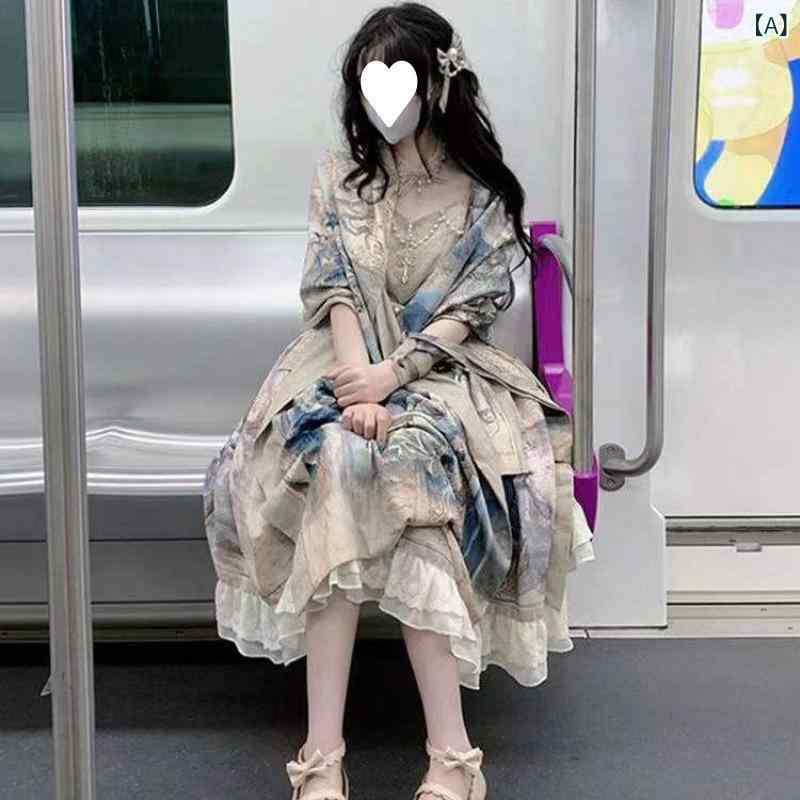 衣装 レディース ロリータ ロリィタ 御姫様風 肩かけ 仕掛ける ノースリーブ衣装 油画風 線描風 御姫様 古典的 甘ロリ コスプレ 御召しもの 寄りあい でき事 御召しもの