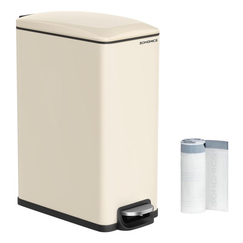 楽天市場】SONGMICS ゴミ箱 40L ペダル式 蓋付き 大容量 ステンレス製