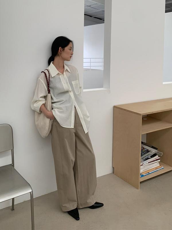 レディース 広広としたズボン下 高腰 引っ切りない うつり変わり ロングズボン下 綿原料品 分かりやすい 日常使い走り 心地よい 春 黒 白 薄墨色 カーキ ゆったり 細見せかけ コーデ