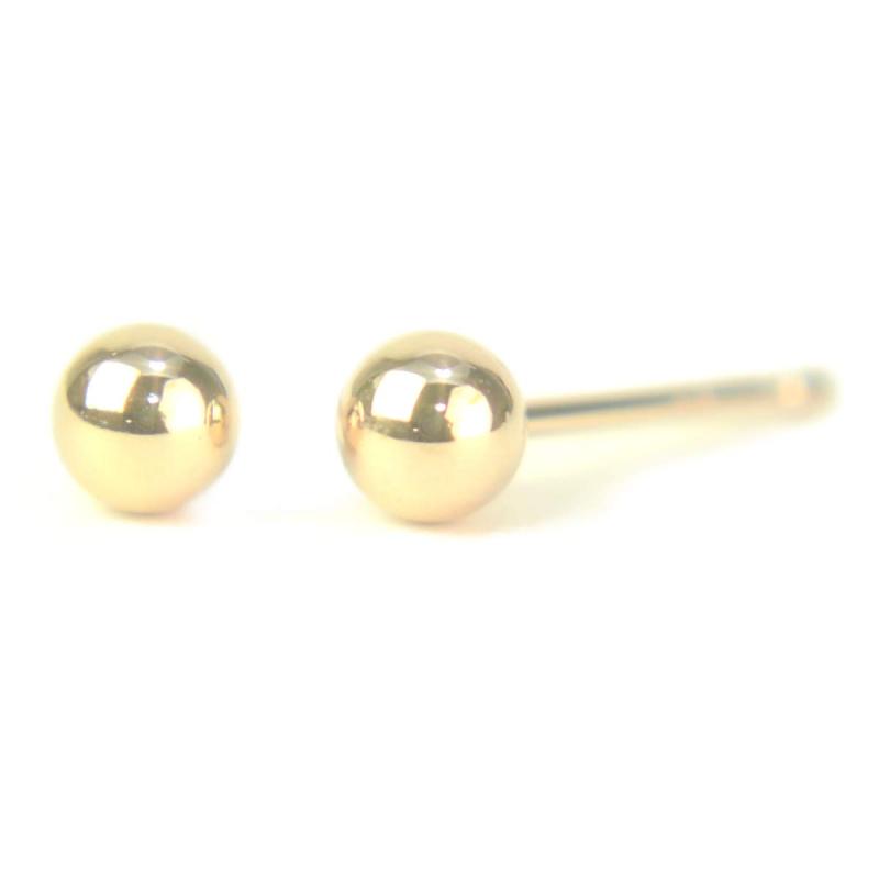 セカンドピアス 18金 軸太 K18PGピンクゴールド丸玉ピアス 4mm ピアス芯幅太タイプ 太さ0.9mm長さ10mm 1ペア両耳販売 ボールピアス ピンクゴールド 18金 K18pg 幅太 yokomountain