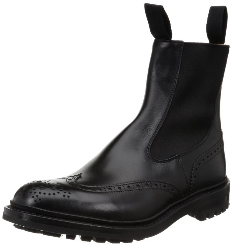 Tricker's(トリッカーズ) メンズ 2754 HENRY BLACK CALF COMMANDO SOLE 5 FITブーツ [並行輸入品]