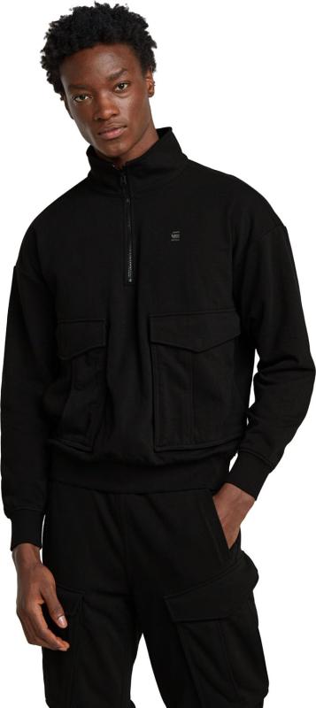 [ジースターロゥ] 流汗 調教師 メンズ ハーフジップ ルーズフィット Rovic Skipper Loose Sweater
