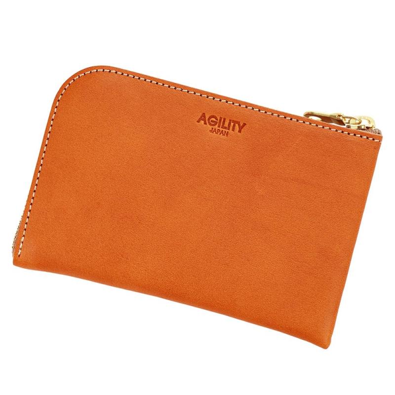 アジリティアッファ(AGILITY affa)『スマートウォレット』スマホ 財布 L字ファスナー 牛革 スマホが入る ミニ財布 コンパクト 小さい