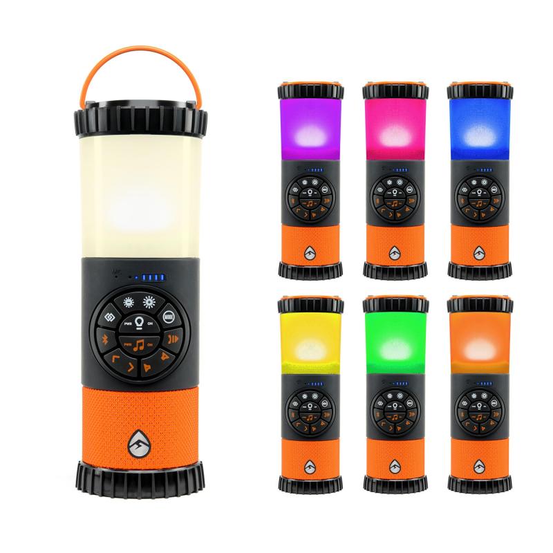 ECOXGEAR EcoLantern IP67 LEDライト 400ルーメン ランタン Bluetooth 360°全方位 ポータブルスピーカー GDI-EXLTN400 5,804円