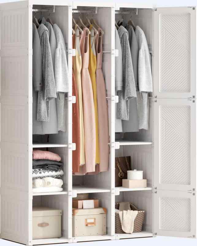 楽天市場】Mayi Box ワードローブ クローゼット 大容量 ハンガーラック