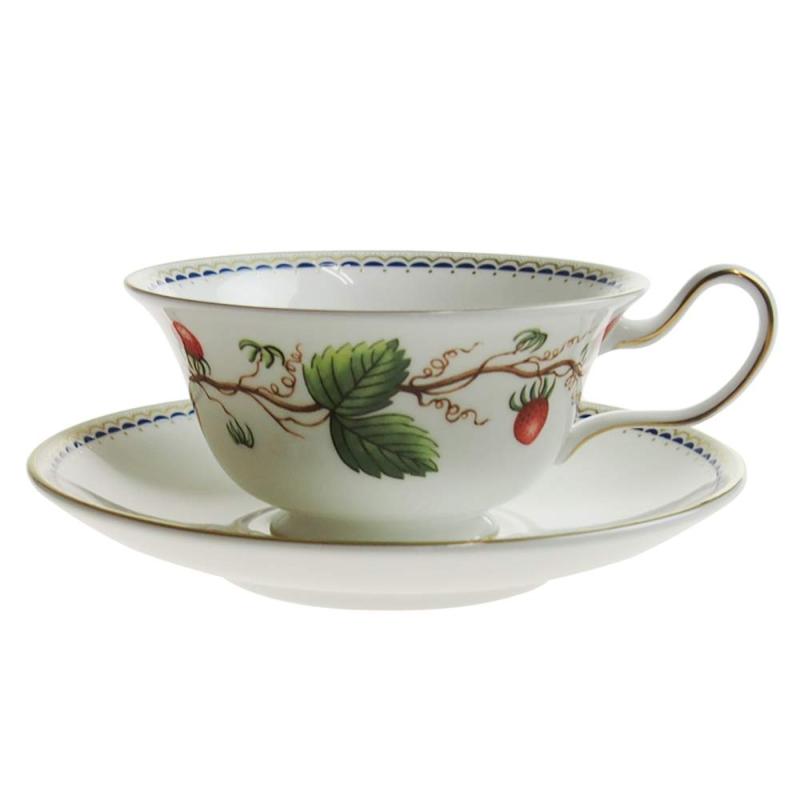 ウェッジウッド(Wedgwood) 優勝杯_平円盤 ワイルドストロベリー アーカイブ 紅茶 ピオニー 【並行輸入品】 40007435/7434