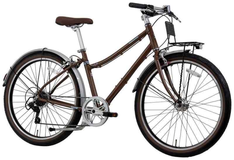 THIRDBIKES【完全組立配送】スーン 26インチ 7段変速 アルミフレーム ブラウン