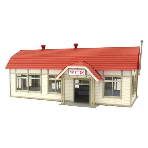さんけい 1/80 情景シリーズ 駅舎-5 MK05-39 ペーパークラフト