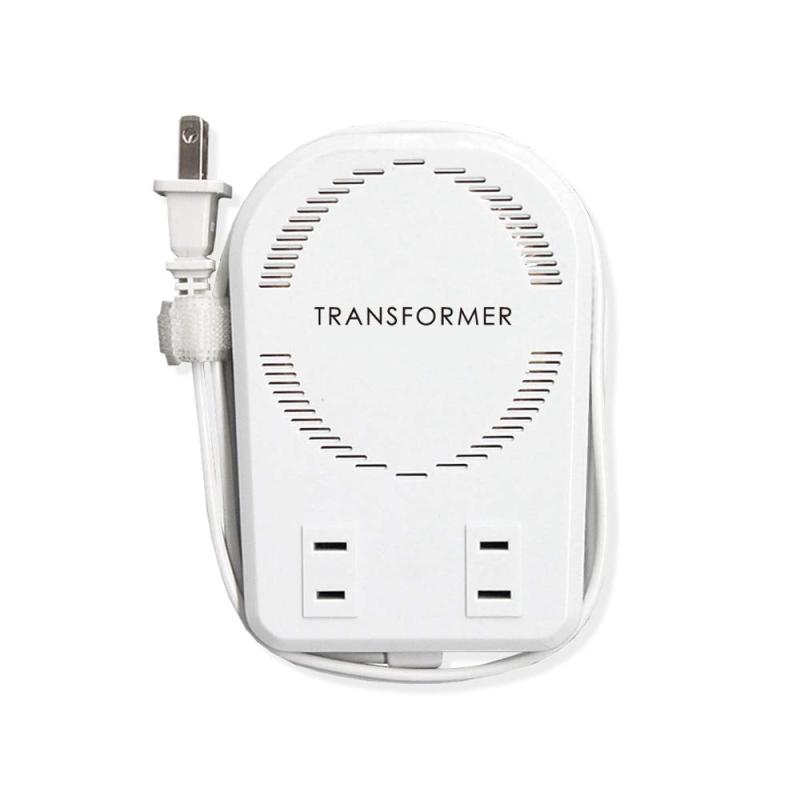 カシムラ 外国で用 変圧器 薄型 白いこと AC 110V ～ 130V / 50W～140W, 220V ～ 250V / 50W～110W 本体ワット数繋ぎ A繋ぎ, 最終生産物差し込み A手合い×2 NTI-277