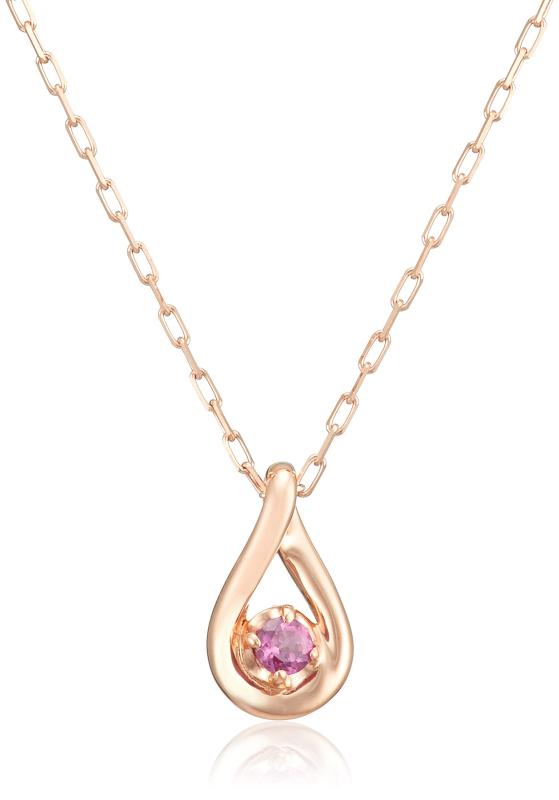[ヨンドシー] 4℃ 【1月誕生石】K10ピンクゴールド ネックレス 11181-612-3109-00-00 レディース