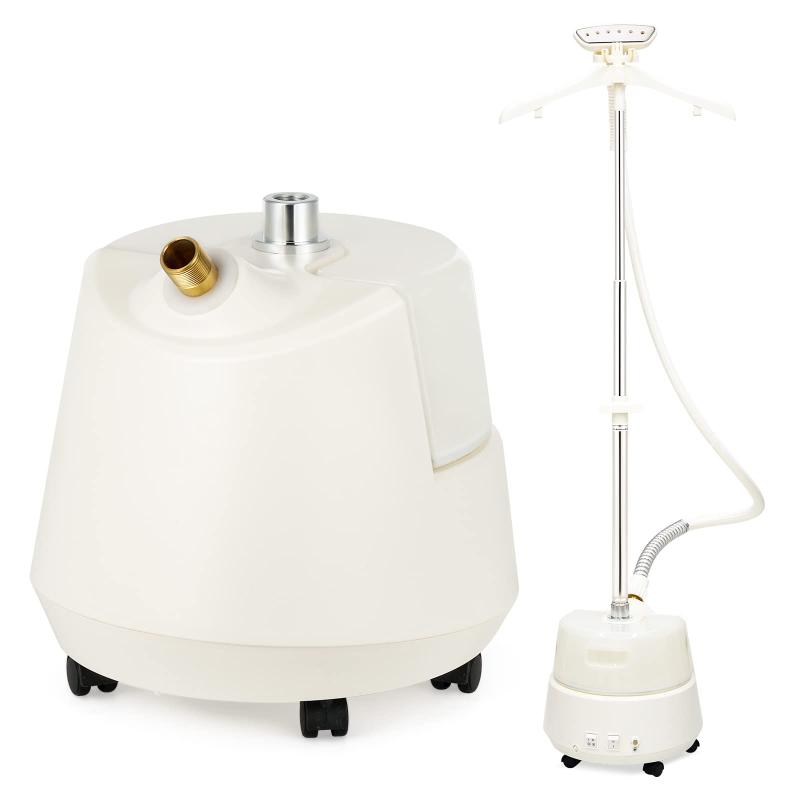 Hapyvergo ハンガースチーマー 御召しものスチーマー 水蒸気鉄 灯し火湯のし器 1500W稼動 ハンガーにかけた往々にして 3L大静電容量貯蔵タンク 2座標軸水蒸気 吊りひも付き添い人 置型 腕が楽 省あき場所 ハンガーラッ