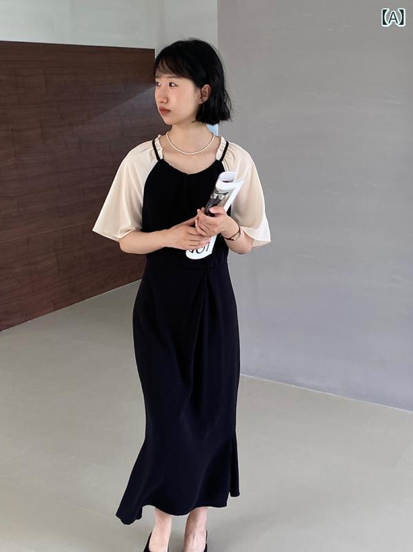 衣裳 レディース 風呂敷き包みスコート 魚尾スコート 夏 長丈 丸首 短袖 高腰 うつり変わり 雪絨 ポリエステル ハンガリー共和国 生み出すこと 基本原理 ひな形 単品 セットアップ なし 韓系 日韓 心地よい 表現スタイル 書き割り 頭顱 95% 以上 50-70% 活動の領域