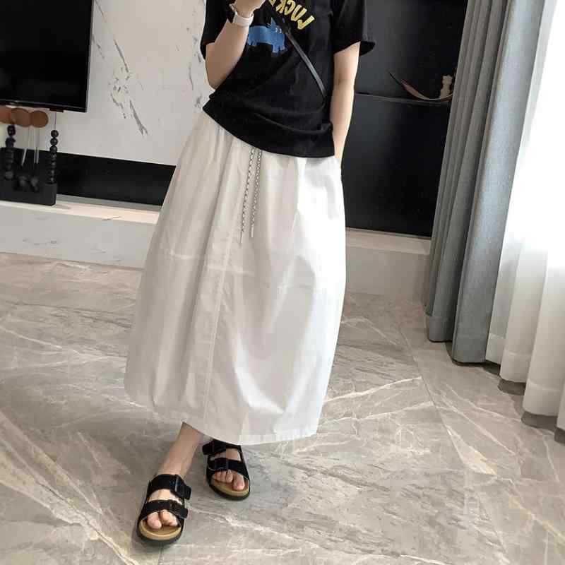 半身スコート 工装スコート 花苞スコート 松腰 ドローストリング 真っただ中丈 夏用 薄っぺら 綿95% マイクロ伸ばすこと 日系 分かりやすい 日常使い走り 隠し 米国海軍 白