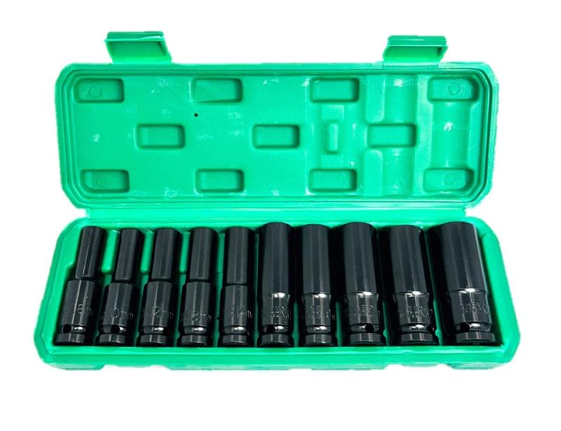 ディープ ソケット エアーインパクト ラチェット 各 10本 13本 20本 各set DIY 工具 ケース 付き 32mm 30mm 27mm 24mm 23mm 22mm 21mm 20mm 19mm 18mm 17mm 16mm 15mm 14mm
