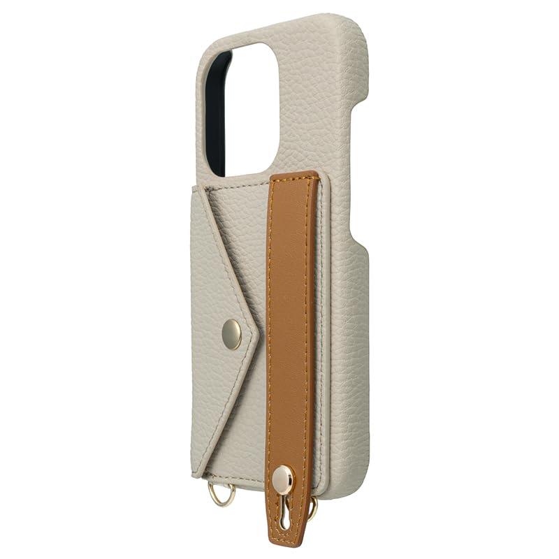 GRAMAS COLORS "Bologna" PUレザー ショルダーストラップケース for iPhone 15 Pro