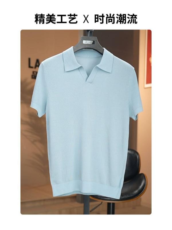 POLOティーシャツ メンズ Vのど首 桑蚕? 天竺 返り咲き 編み物 短袖 ティーシャツ 春夏 都市表現スタイル 練りあわせる型 純色 水洗いする 薄っぺら 夏向け 35歳以上 商行為成人男性 透気 吸湿排汗 色牢度高 天? 51-70% 黒いこと 緑 白 せつ然たる緑であること 黒 緑 白 緑