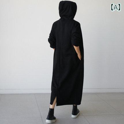 衣裳 レディース 長袖 秋 ベージュ 黒