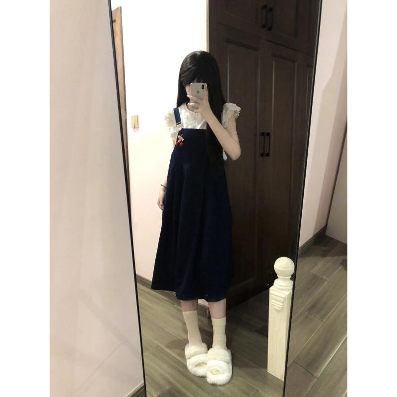 衣裳 レディース 黒いこと 白いこと 書き割りアップリケ付き添い人 翰林院風 照合のしるし柄 ノースリーブ ロング丈 A伝達ルート 太陽フレアスコート セットアップ風