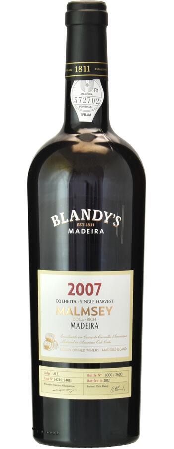 【楽天市場】ブランディーズ マデイラ マルムジー コリェイタ 2007 Blandy's Madeira Malmsey ポルトガルワイン