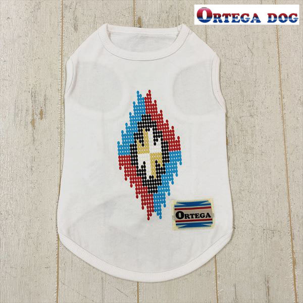 Ortega オルテガ Dog Wear ビーズtシャツ ホワイト S M L Md 送料無料 ネコポス 代引不可 犬 服 おしゃれ ティーシャツ アウトドア オルテガ刺繍 ネイティブアメリカンの雰囲気をそのままdog Wearに Bnbadministraties Nl