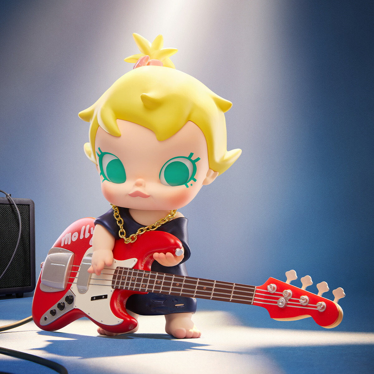 【POP MART 公式ストア】Baby Molly Future Rock Star ビッグサイズ モリーブラインドボックス フィギュア おもちゃ ガチャガチャ プラモデル ギフト 推し活 ポプマ