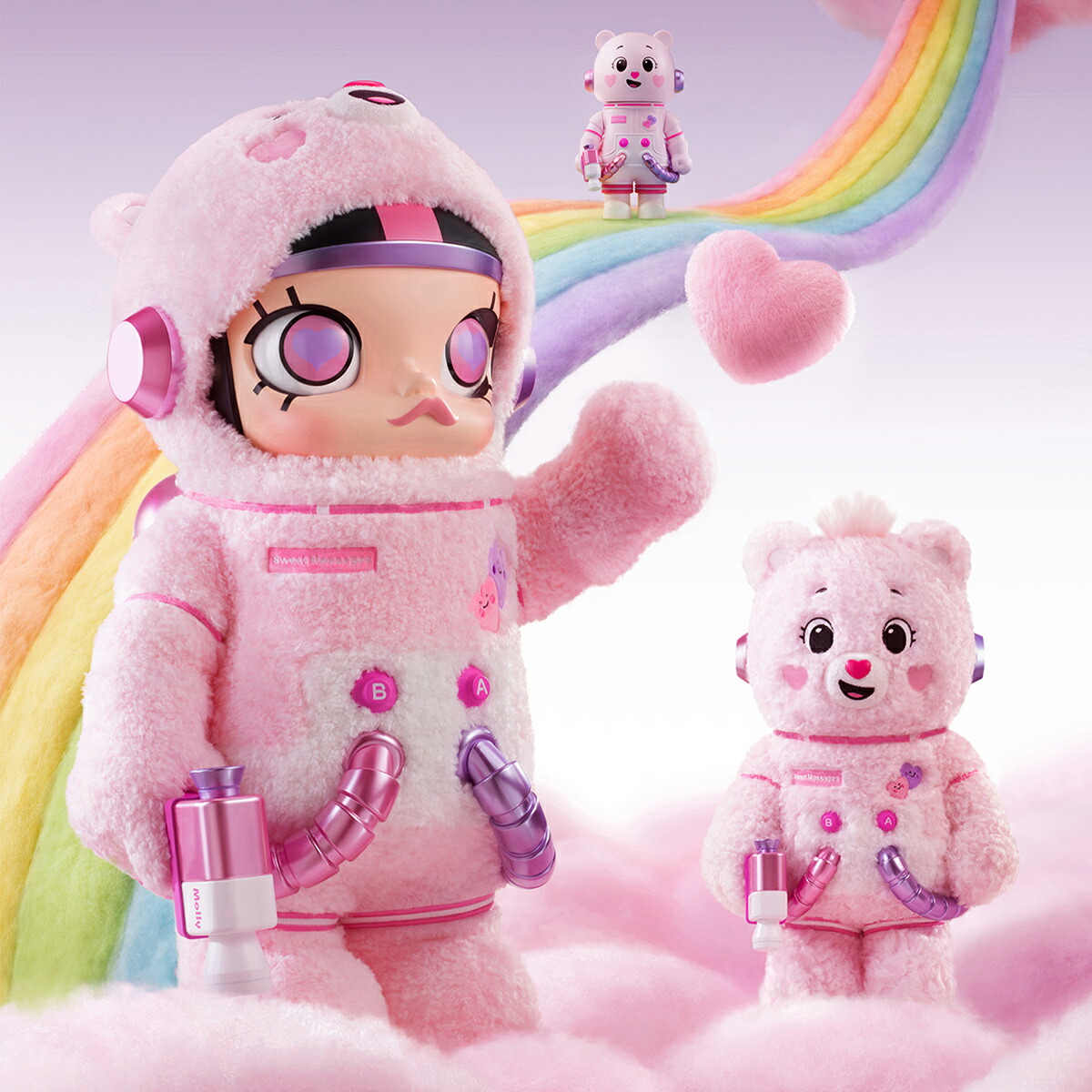 楽天市場】MEGA コレクション 1000% SPACE MOLLY Stitch : POP MART