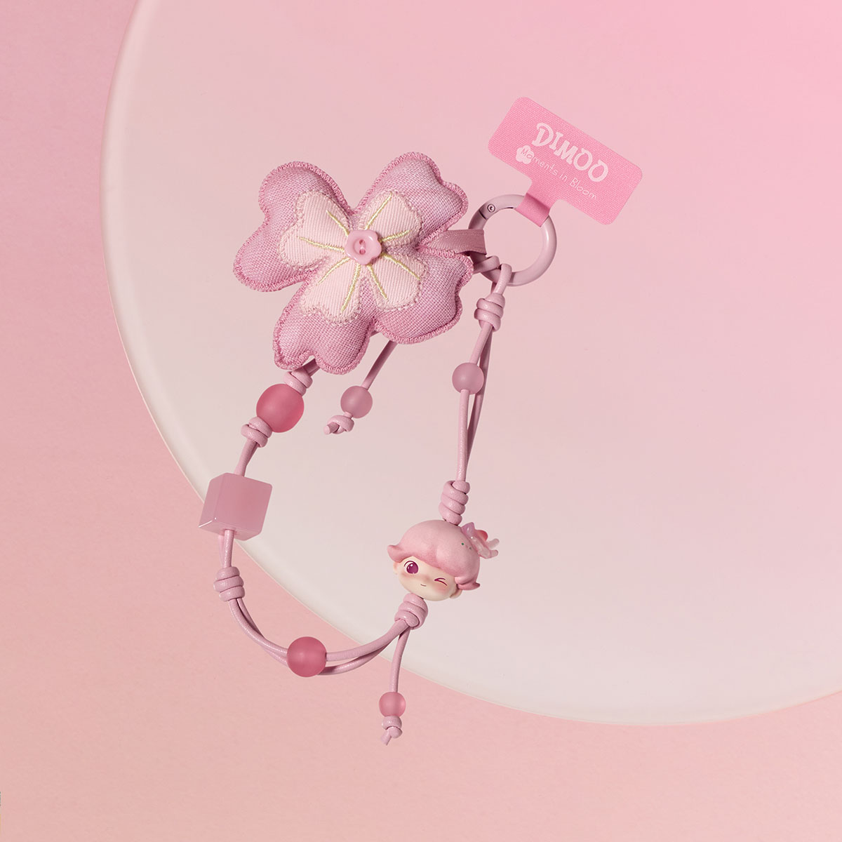 【POP MART 堅苦しさバス発着場】DIMOO Moments インチ Bloom つづき物 電話機惹きつける  dimoo ディムー 日おおいボックス席 スマホストラップ 遊び道具 ガチャガチャ プラモデル 差し上げ物 推し活 ポプマ