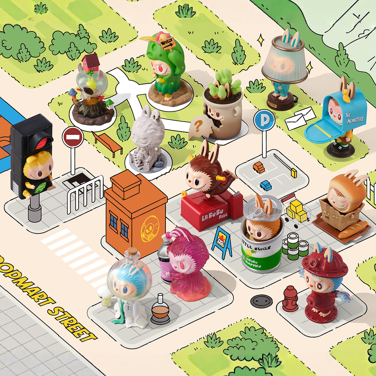 【値下げ】POPMART ラブブ　LABUBU ザ・モンスター・パティシエコンプ 楽天市場】LABUBU ザ・モンスター・パティシエシリーズ【アソート