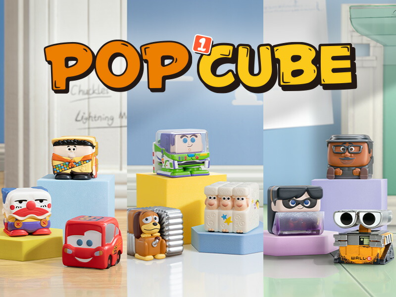 Disney Store キャラクターピン 12個セット 楽天市場】POP MART 公式ストア Disney/Pixar POP CUBE-1