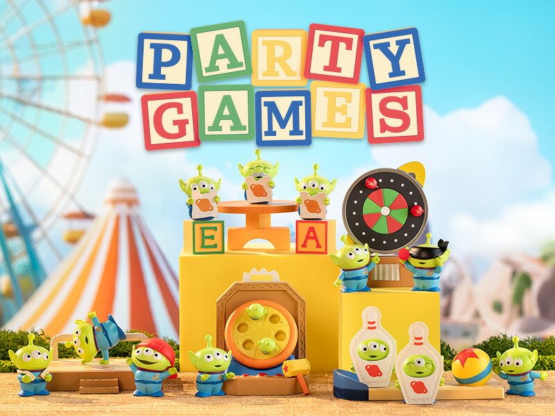 Disney/Pixar ALIEN PARTY GAMES シリーズ シーンセット【アソートボックス】
