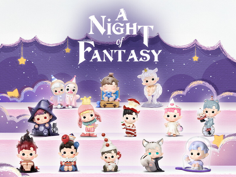 【POP MART 公式ストア】HACIPUPU A Night of Fantasy シリーズ【アソートボックス】 ブラインドボックス フィギュア おもちゃ ガチャガチャ プラモデル ギフト 推し活 ポプマ