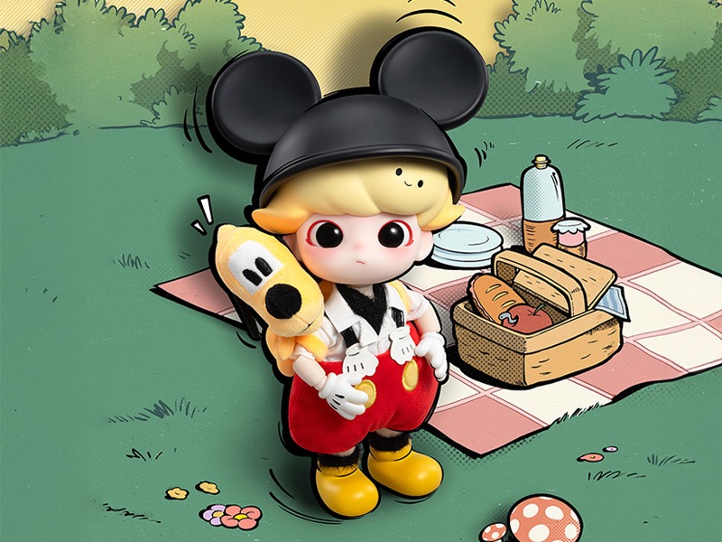 今だけP10倍！公式POP MART】DIMOO MICKEY 1/8 アクションフィギュア