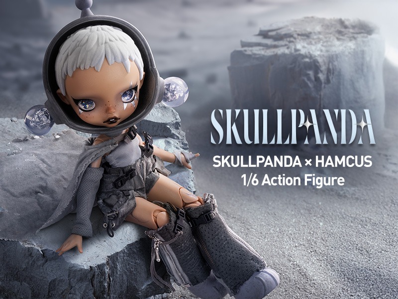 【POP MART 公式ストア】SKULLPANDA × HAMCUS 1/6 アクションフィギュア skullpanda スカルパンダ すかるぱんだ ブラインドボックス フィギュア おもちゃ ガチャガチャ プラモデル ギフト 推し活 ポプマ
