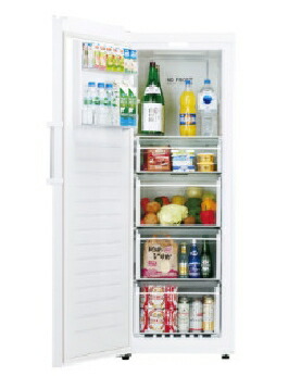 Haier（ハイアール） 【左開き】1ドア 280L 前開き式冷凍庫 4571526730581 JF-NUF280CL-W [ホワイト]