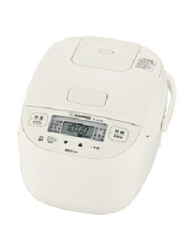 ZOJIRUSHI（象印） 限度炊き パソコン炊飯ジャー 3合 4974305228055 限度炊き NL-BF05-WZ [ホンブルグ帽白いこと]