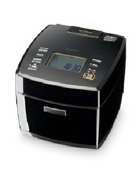 MITSUBISHI（三菱電機） IH炊飯器 5.5合炊き 4573637012853 備長炭 炭炊釜 NJ-VP10H-B [黒曜]