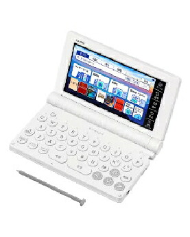 CASIO（カシオ） 電子辞書 外国語 4549526808159 エクスワード XD-SA9000WE [ホワイト]｜家電ランド　ポパイネット