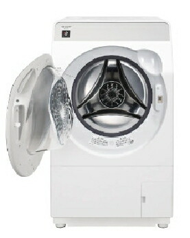 ♦SHARP 洗濯乾燥機【2015年製】ES-V600-NL SHARP 洗濯乾燥機 ES-V600-NL シャープ、全方向スクラブウォッシュ機能