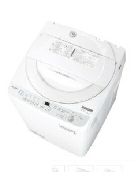 楽天市場】シャープ 全自動洗濯機 穴なし槽 ES-GE6H-N ゴールド系 洗濯