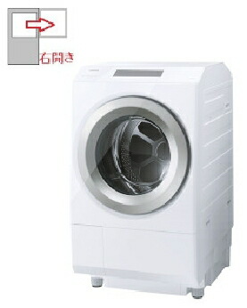 TOSHIBA（東芝） 【右開き】ドラム式洗濯乾燥機 洗濯12kg 乾燥7kg 4904530136139 ZABOON TW-127XP5R(W) [グランホワイト]