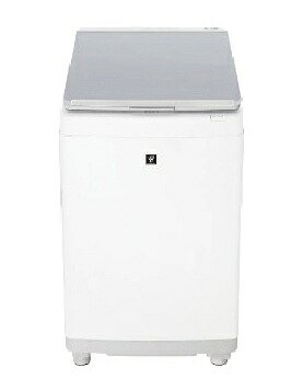 SHARP（シャープ） タテ型洗濯乾燥機 洗濯容量11kg 乾燥容量 6kg 4550556203005 穴なし槽 ES-PT11L-S [シルバー系]｜家電ランド　ポパイネット