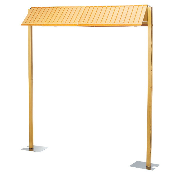 【時間指定不可】紙製 屋台什器セット　H220×W190cm　紙【1台入】※本品のみでは自立いたしません。